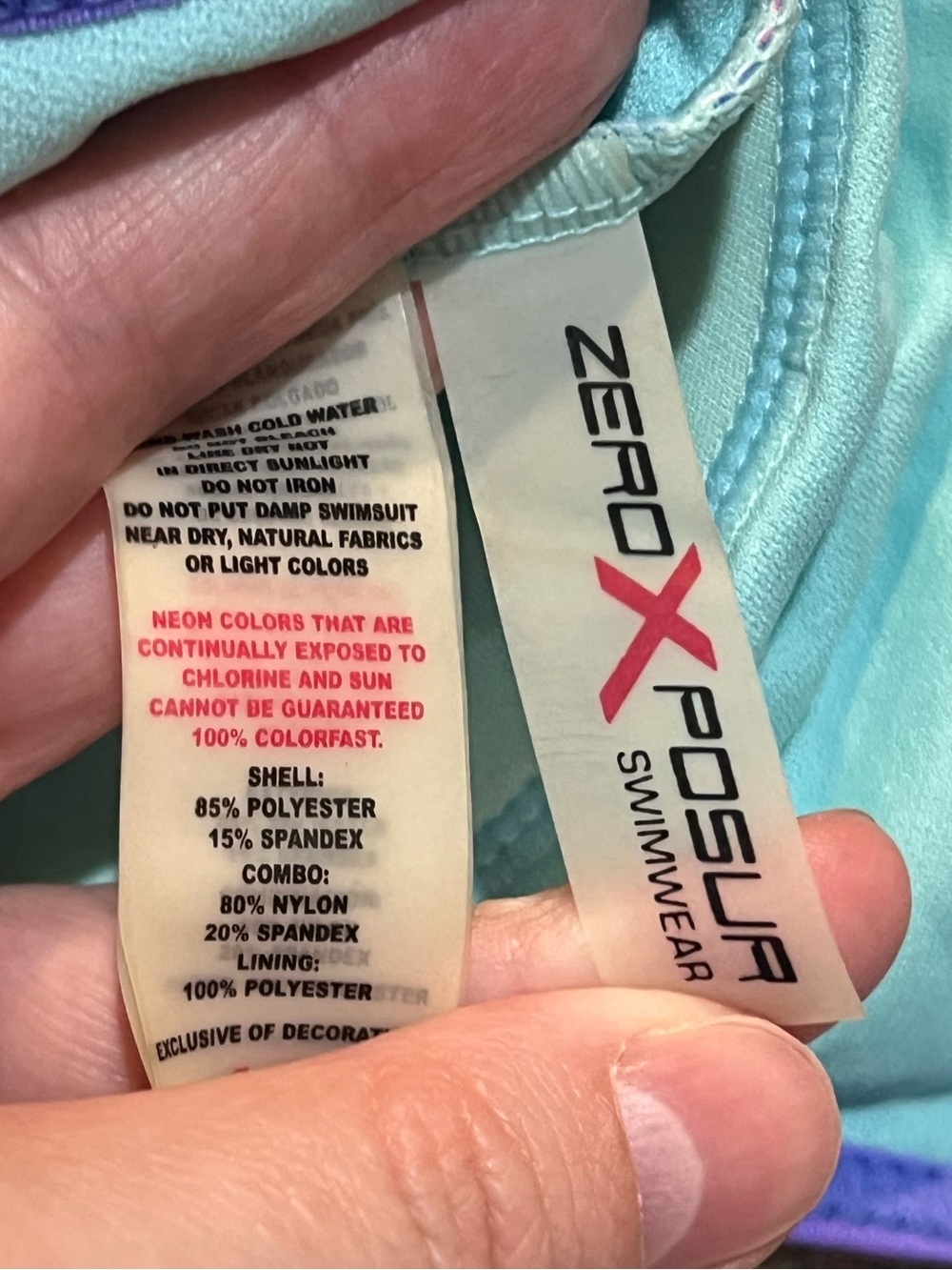 ZeroXposur Tankini Swimsuit Top Size 16 - Picture 6 of 8